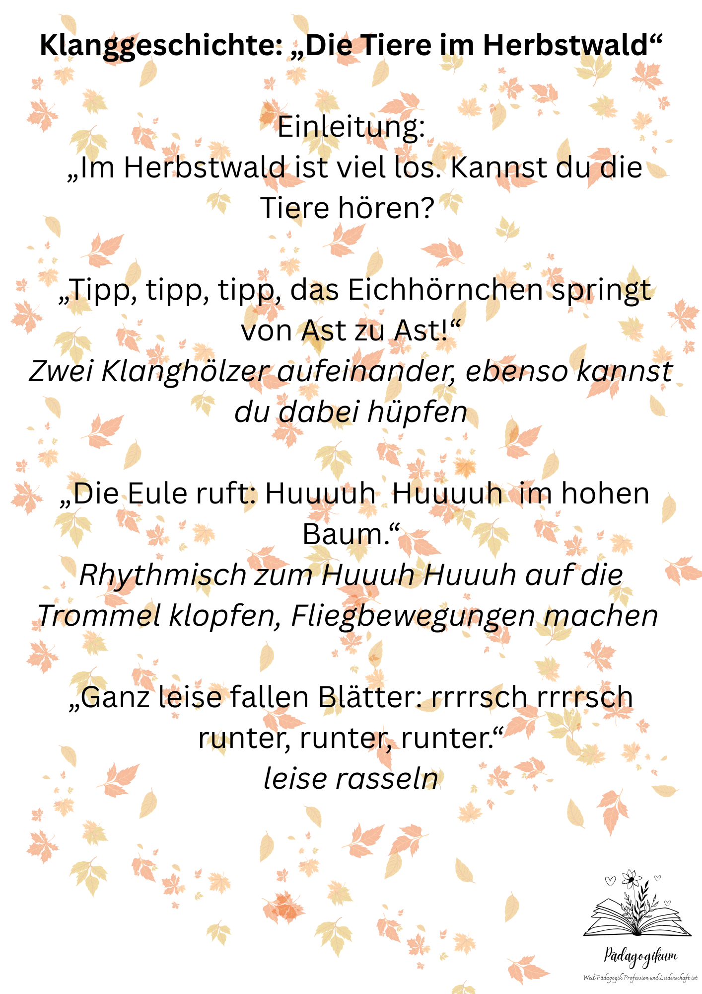 Der Herbst