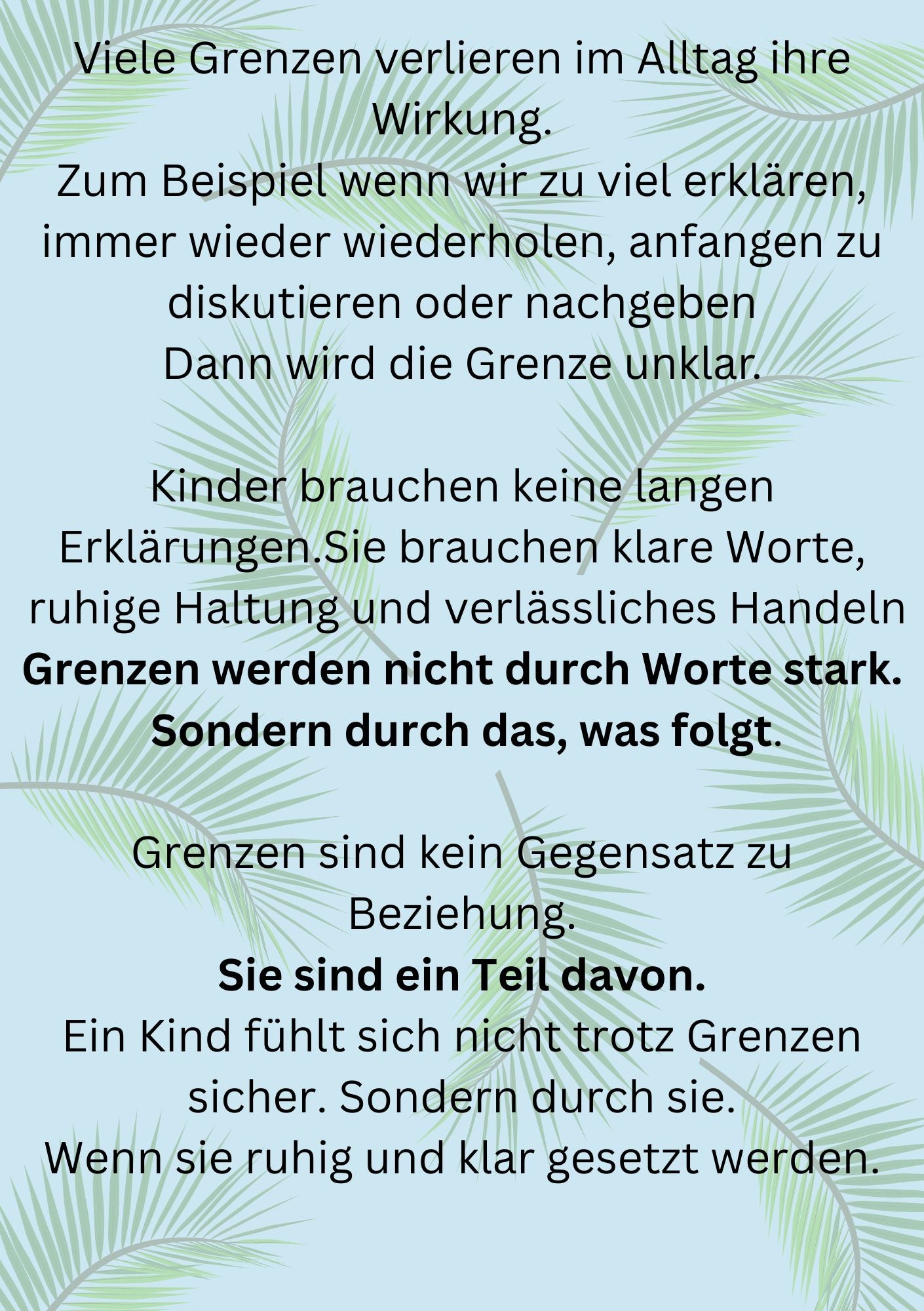 weniger Stress, mehr Verbindung - Grenzen setzen- Das Workbook