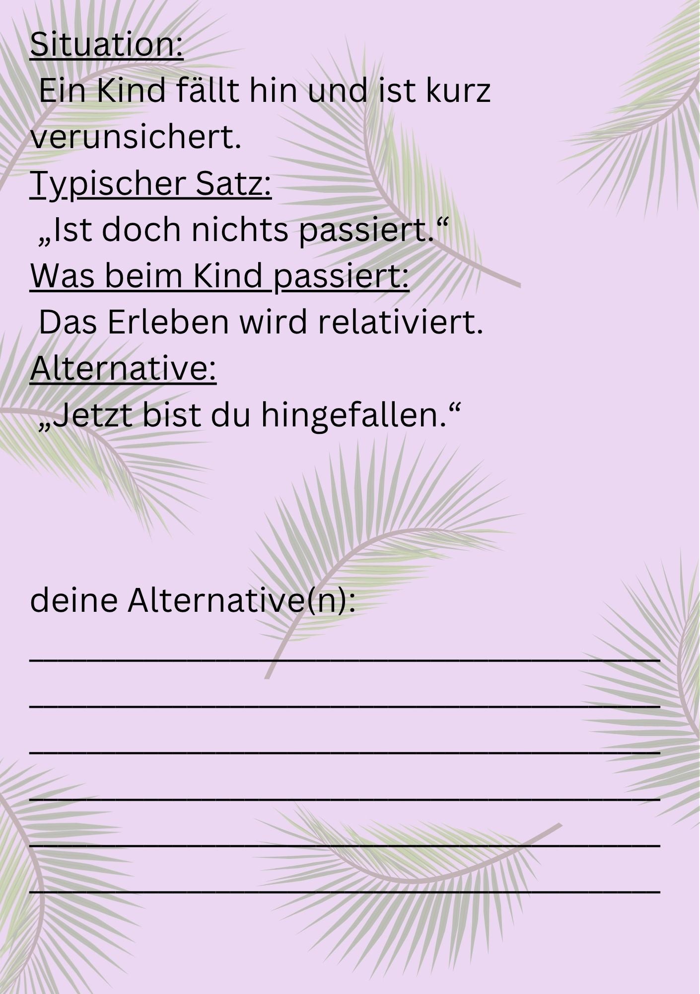 weniger Stress, mehr Verbindung - Gefühle begleiten - Workbook