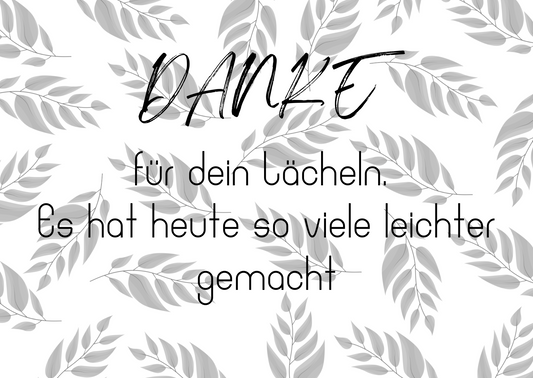 Motivations- und Dankbarkeitskarten