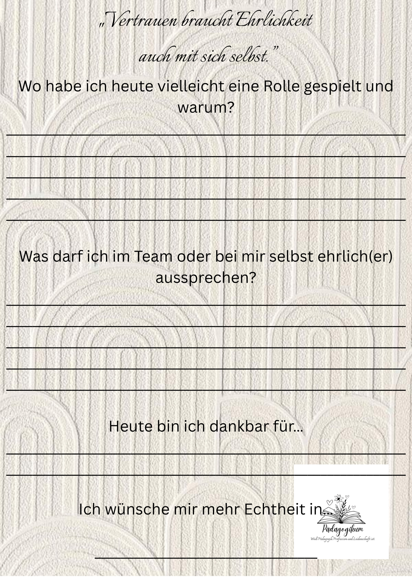 Vertrauensjournal