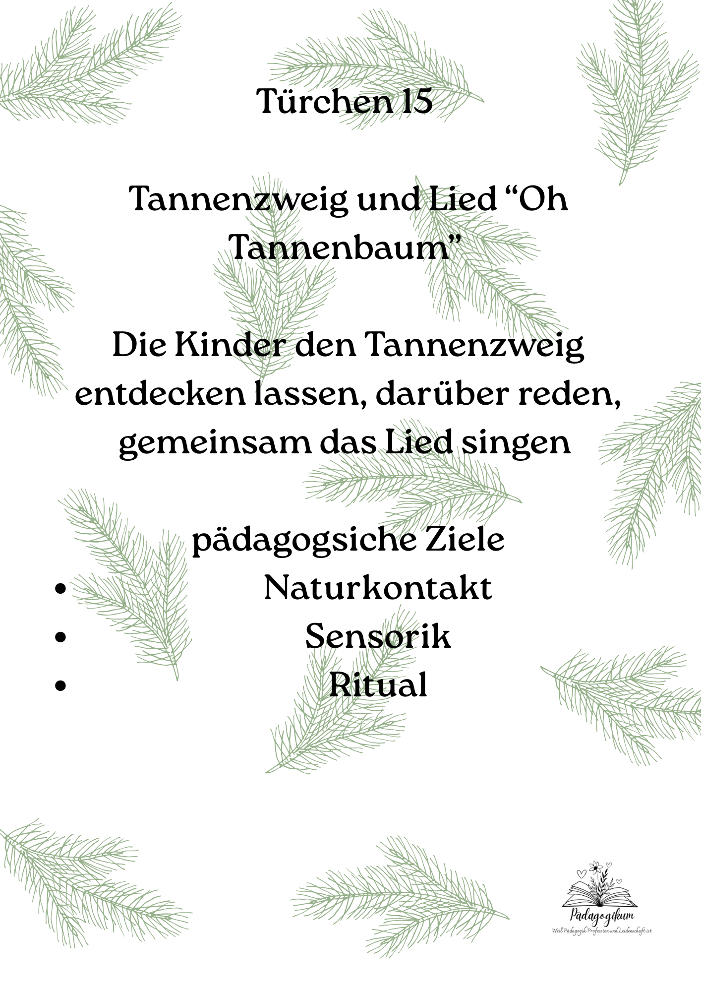 Adventskalender für die Kinderkrippe